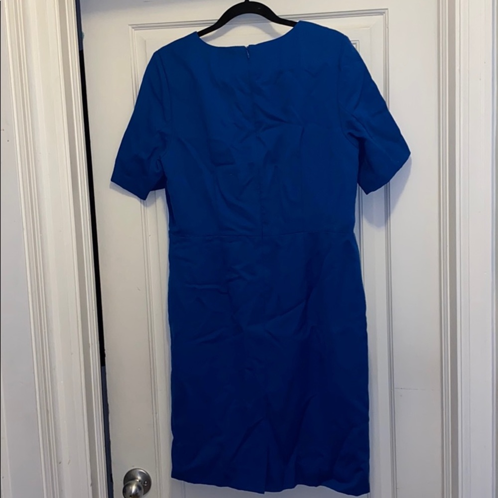 Pendleton Royal Blue Fully Lined Twist Waist Dress - image 2